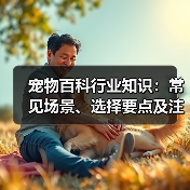 宠物百科行业知识:常见场景、选择要点及注意事项(图1) 宠物百科行业知识:常见场景、选择要点及注意事项(图1)