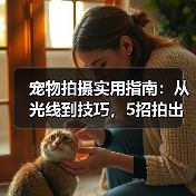 宠物拍摄实用指南：从光线到技巧，5招拍出萌宠大片