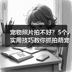 宠物照片拍不好？5个实用技巧教你抓拍萌宠日常