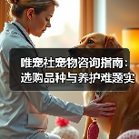 唯宠社宠物咨询指南：选购品种与养护难题实用5方法