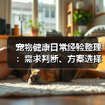 宠物健康日常经验整理：需求判断、方案选择和避坑指南