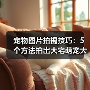 宠物图片拍摄技巧:5个方法拍出大宅萌宠大片2026(图4) 宠物图片拍摄技巧:5个方法拍出大宅萌宠大片2026(图4)