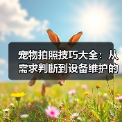 宠物拍照技巧大全:从需求判断到设备维护的实用指南(图1) 宠物拍照技巧大全:从需求判断到设备维护的实用指南(图1)