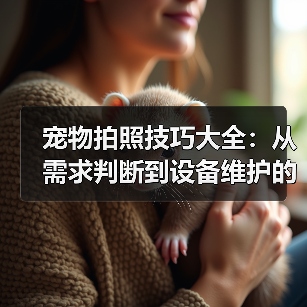 宠物拍照技巧大全：从需求判断到设备维护的