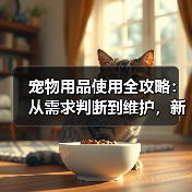 宠物用品使用全攻略:从需求判断到维护,新手必看(图2) 宠物用品使用全攻略:从需求判断到维护,新手必看(图2)