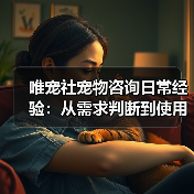 唯宠社宠物咨询日常经验:从需求判断到使用维护全攻略(图1) 唯宠社宠物咨询日常经验:从需求判断到使用维护全攻略(图1)
