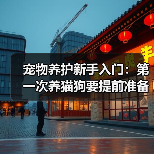 宠物养护新手入门：第一次养猫狗要提前准备哪些日常用品